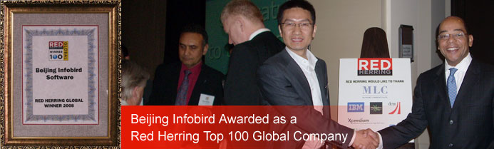 Beijing Infobird Awarded as a Red Herring Top 100 Global Company